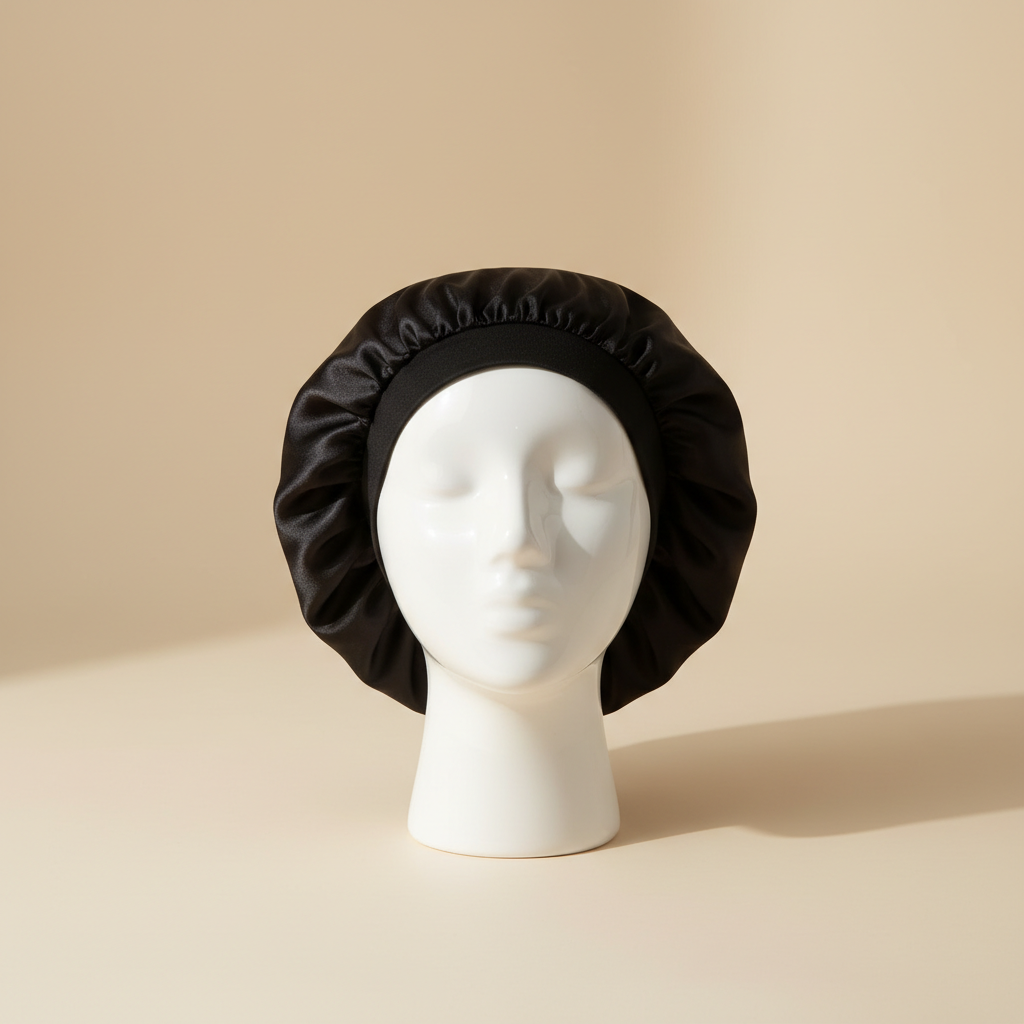 Bonnet Satin Nuit Noir